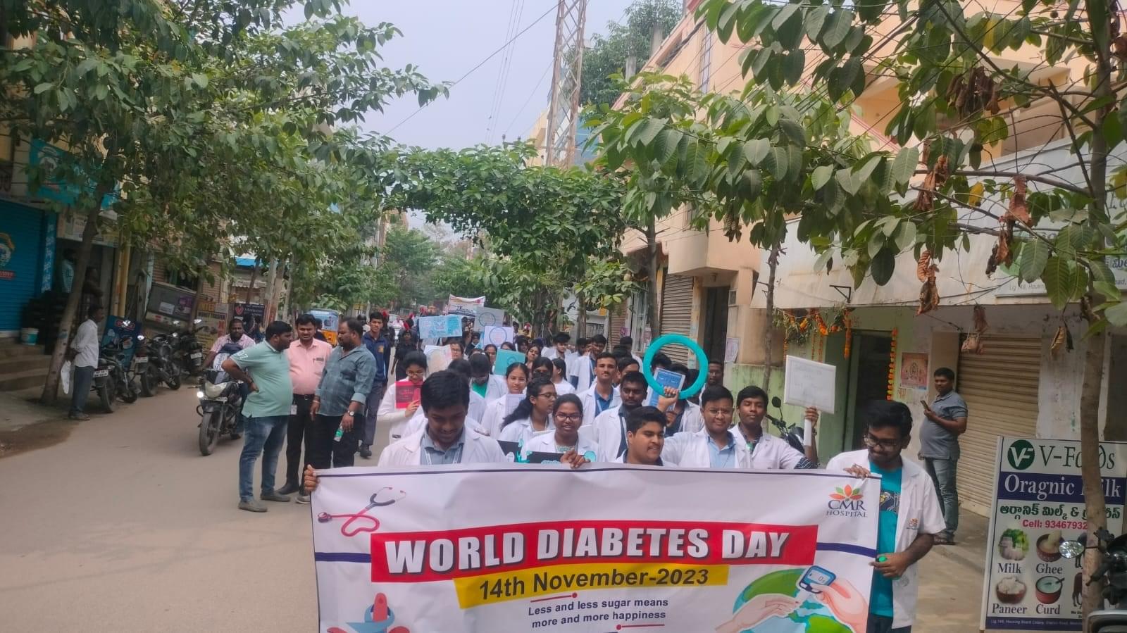 CMR Institute of Medical Sciences Hyderabad World Daibatics Day photo 2